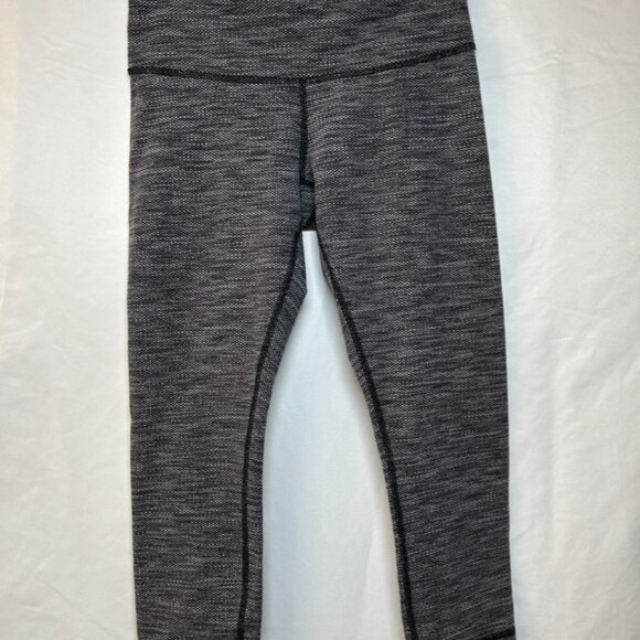 lululemon athletica  Wunder Under Pant (Hi-Rise)‎ Coco Pique Black White - Picture 1 of 9